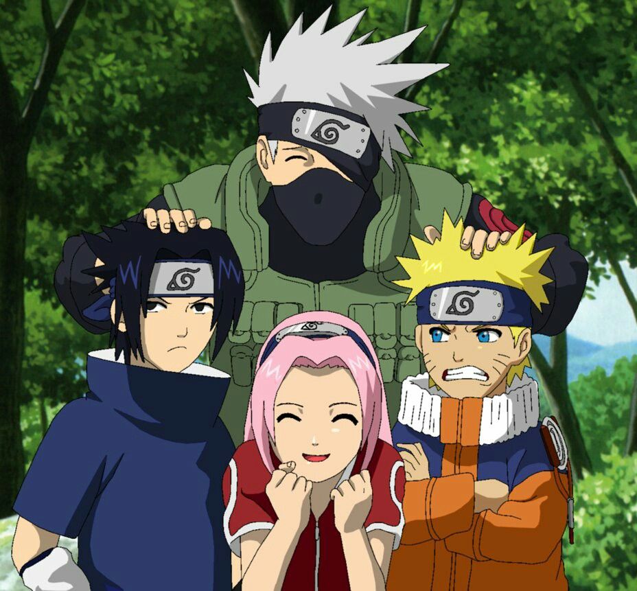 Team 7 — Naruto, Sasuke, Kakashi